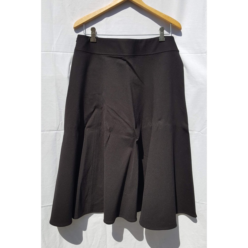 Skirt Black Career Modest